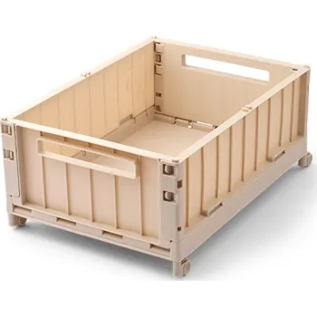 Úložný box LIEWOOD Skládací přepravka s kolečky Weston Sandy – 10&nbsp;l
