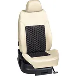 Autopotahy Volkswagen TRANSPORTER T5 / od r.2010->, 9 Míst, KOŽENKA > KS003 (KS003 / Béžový koženkový bok)