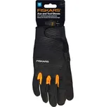 Fiskars Zahradní rukavice na sekání dřeva, vel.: 10, umělá kůže a síťovina, černé 1071150
