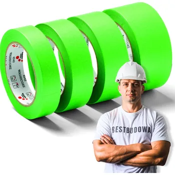 Lepicí páska Papírová maskovací páska 36mm x 50m Schuller WASHI CORE zelená