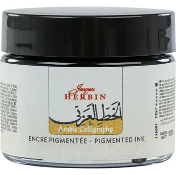 Výtvarná barva Jacques Herbin Calligraphy Kaligrafický tuš Arabic Black 40 ml 1 ks