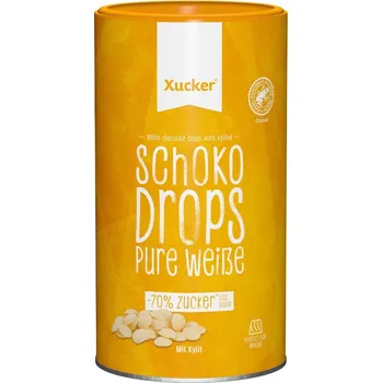Protein Xucker Chocolate Drops 200 g bílá čokoláda
