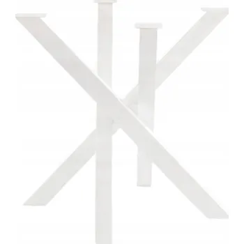 Konferenční stolek Kovová noha, rám pro konferenční stolek, stolek, lavici Pająk loft, bílá, robustní