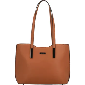 Kabelka Stylová dámská kabelka na rameno Delami Velvet Aura, hnědá