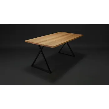 Jídelní stůl Jídelní stůl BETELGEUSE Jasanové dřevo / Rovná hrana / 120cm