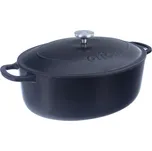 Pekáč s poklopem LITINA SMALT 42x27 cm