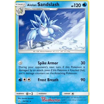Sběratelská karetní hra Alolan Sandslash 029/156 - Ultra Prism Typ karty: Non-Holo
