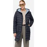 Tmavě modrá dámská péřová bunda Geox Myluse - Dámské GEOX modrá | krémová 3427817