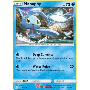 Sběratelská karetní hra Manaphy 042/156 - Ultra Prism Typ karty: Non-Holo