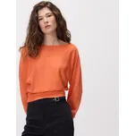 Reserved - Halenka se žebrováním - oranžová - 813IM-22X - 813IM-22X-XL