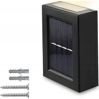 Venkovní osvětlení 3X SOLÁRNÍ ZAHRADNÍ SVĚTLA SOLÁRNÍ LAMPA NÁSTĚNNÉ SVÍTIDLO