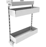 Cemux Iron Line 15 3D drátěný výsuv plné dno s tlumením pravý bílý