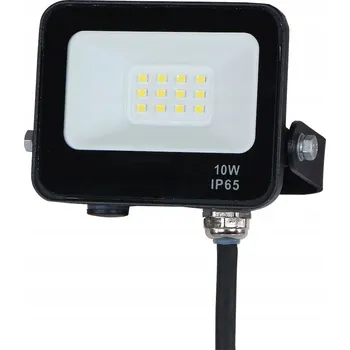 Eko-Light LED reflektor 10W 900lm IP65 Černý 4000K