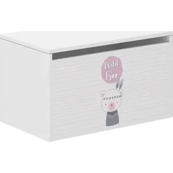 Úložný box WD Dětský box na hračky 69 x 40 x 40 cm - Medvídek indián