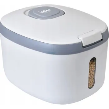 Dóza na potraviny Nádoba na rýži šedá 17x21x26 cm