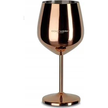 Sklenice Sklenice na víno Echtwerk Med béžová kovová 500 ml 1 ks