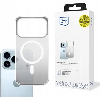 Pouzdro na mobilní telefon Pouzdro 3MK Frosty MagCase pro Apple iPhone 17 Pro Max, bílé