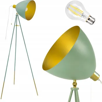 Stojací lampa Stojací lampa StarQ moderní E27 60 W zelená, žlutá
