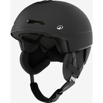 Chránič hlavy WEDZE Lyžařská helma All Mountain Visor+ PST 900 MIPS pro dospělé M/55–59cm ČERNÁ|ŠEDÁ