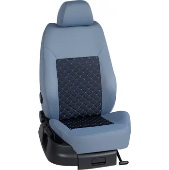 Potah sedadla Autopotahy Volkswagen CRAFTER / CRAFTER /2006-2016, CRAFTER (6 míst), STANDARD > OR 0427 (OR 0427 / Světle modrý bok)