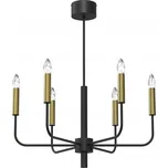 Luminex 4279 Lustr Akasya černá/zlatá 6xE14