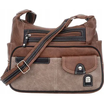 Kabelka Kabelka Charm & Shape – eko kůže, hnědá