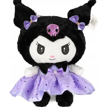 plyšák HELLO KITTY plyšová KUROMI fialová plyšová hračka hračka 45 cm MEDVÍDEK
