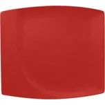 Talíř mělký čtvercový 32 x 29 cm - červená