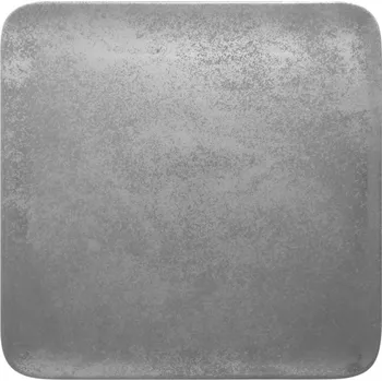 Talíř Talíř čtvercový 33 cm - šedá
