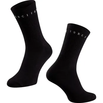 Pánské ponožky ponožky FORCE SNAP, černé L-XL/42-46