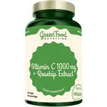 GREENFOOD NUTRITION Vitamin C 1000 + Extrakt ze šípků 60 kapslí