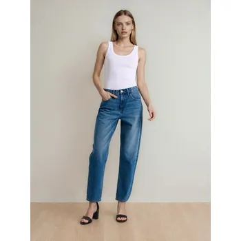 Sinsay - Klasické mom fit džíny - námořnická modrá - 945GY-59J - 945GY-59J-40