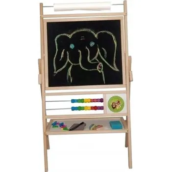 Obraz VELKÁ OBOUSTRANNÁ MAGNETICKÁ TABULE KŘÍDOVÁ PŘÍSLUŠENSTVÍ Papír Počítadlo Křída