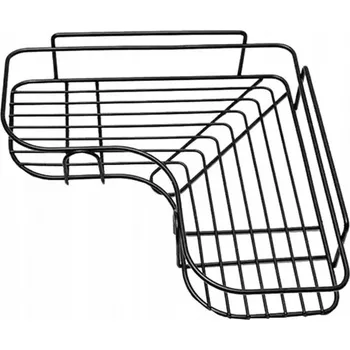 Drátěná police ROHOVÁ POLIČKA DO KOUPELNY | ORGANIZÉR NA KOUPELNOVÉ DOPLŇKY - UCH14