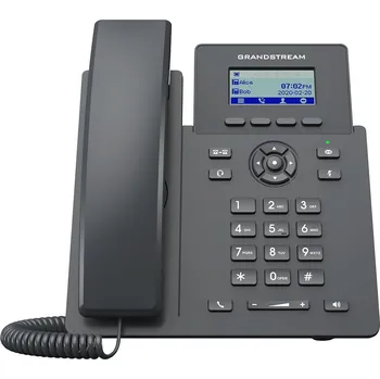 Stolní telefon Grandstream GRP2601P/ VoIP telefon/ 2,21" grafický barevný display/ 2x SIP/ 2x LAN/ PoE