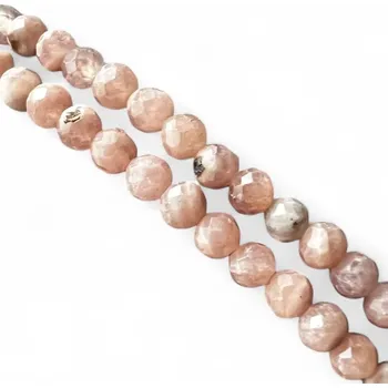 Rodochrozit, 2 mm, půlšňůra 18 cm (cca 90 korálků)