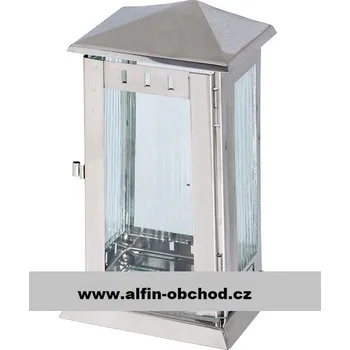 Smuteční dekorace Svítilna na postavení šikmá střecha-stan