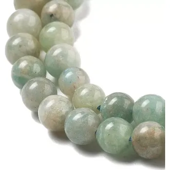 Amazonit 8 mm, kvalita B, balení 5 ks