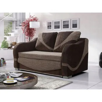 Pohovka Pohovka Mirjan 147 x 93 cm látka hnědá