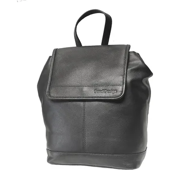 Městský batoh SendiDesign VAL-871 kožený batoh černý