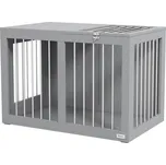 Box pro psy 80 x 50 x 56,5 cm | šedý