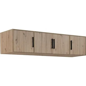 Šatní skříň Skříň Veneti NALINA 196 x 45 x 58 cm, odstíny hnědé