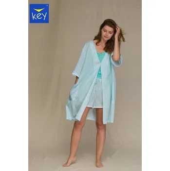 Podprsenka Dámský peniuár Key LHD 316 A21 modrý 36 (S)