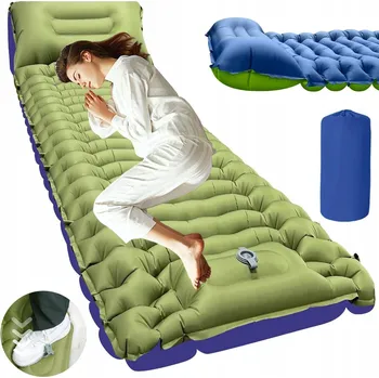 Karimatka PODLOŽKA KARIMATKA MATRACE SAMONAFUKOVACÍ PUMPA POLŠTÁŘ 195X68X10CM INFLACE