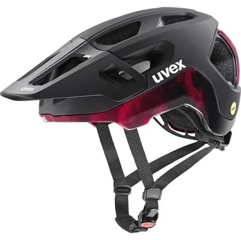 Sport Uvex REACT MIPS black-RUBY red matt 2024 Velikost: 52-56