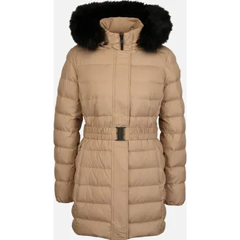 Geox Dámské Béžová dámská péřová bunda Geox Catria Béžová 48 (2941751)