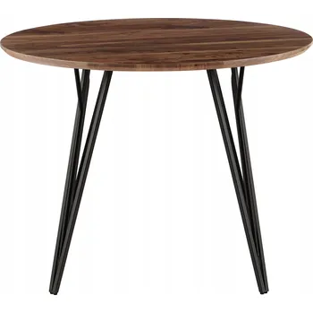 Konferenční stolek Industriální konferenční stolek ze dřeva Shadow Čokoládový / 80 cm