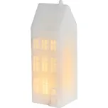 SIRIUS LED městský dům z Kodaně, Nyhavn, bílý, 6 × 6 × 17,5 cm