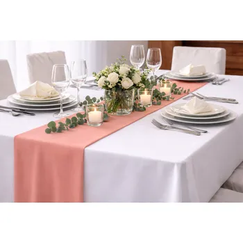 ubrus Orbytex Ubrusová štola v metráži š. 35cm - BA07 - lososová