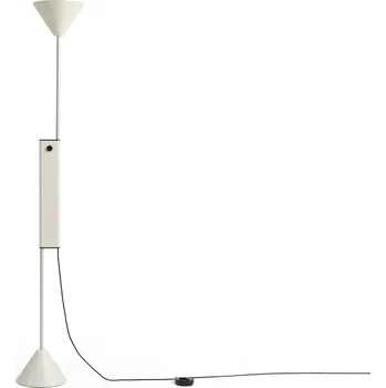 Stojací lampa Hay, Stojací lampa Twist nastavitelná, 200 cm, béžová - Formadore